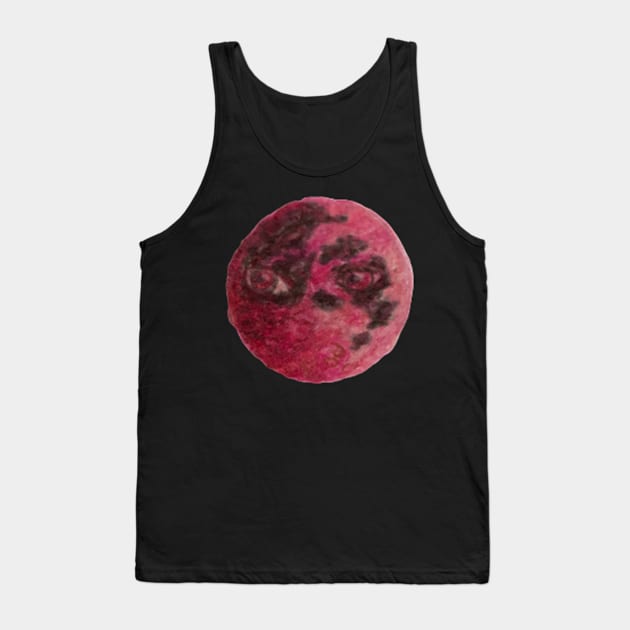 Pink Watchful Moon Tank Top by TranslucentBlue